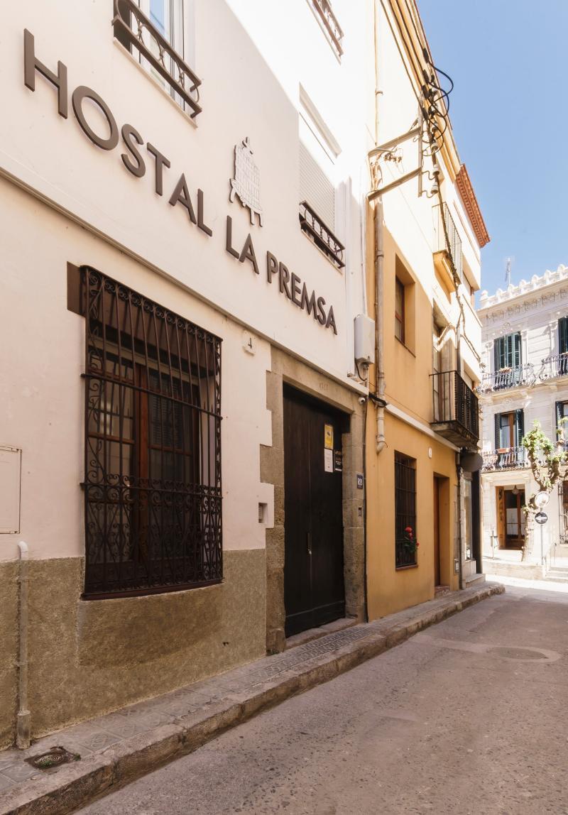 La Premsa Hotel Arenys de Mar Exterior foto